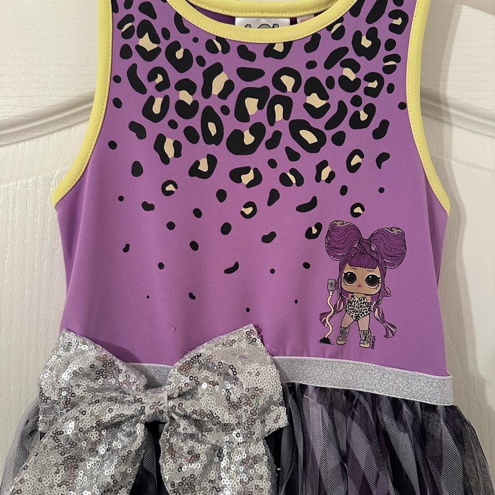 Purple LOL dress, size M 7/8